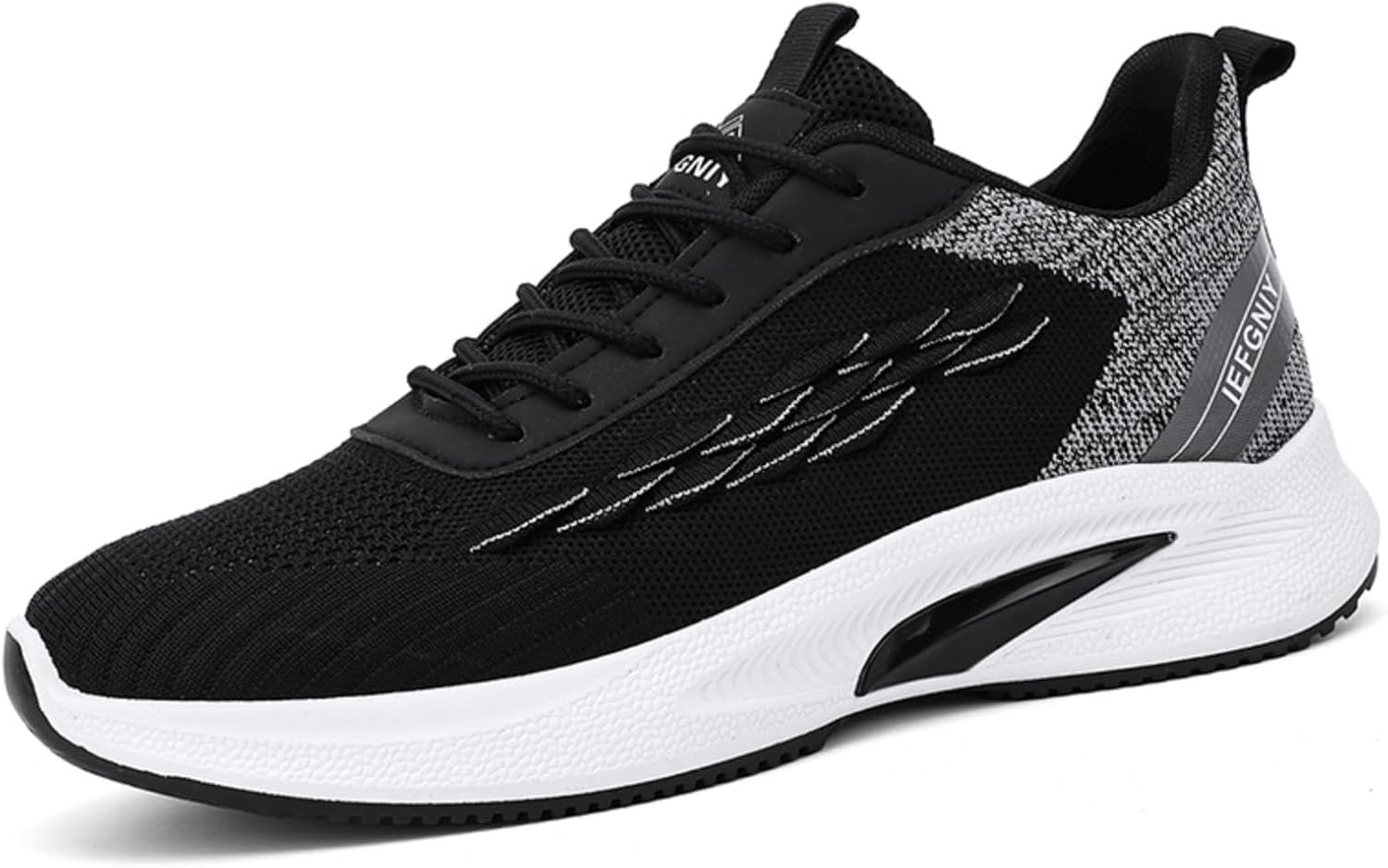 

Мужские кроссовки с дышащей сеткой для бега и ходьбы: модные, спортивные. Удобные с мягкой подошвой, идеальны для зала и работы Kpdwfms, черный