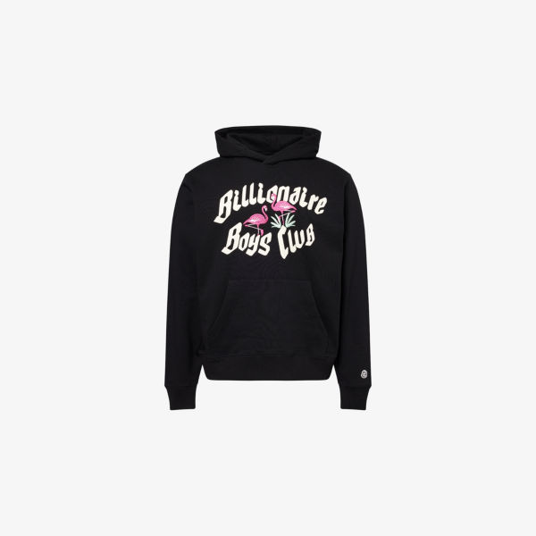 

Хлопковый худи с вышивкой Flamingo Billionaire Boys Club, черный
