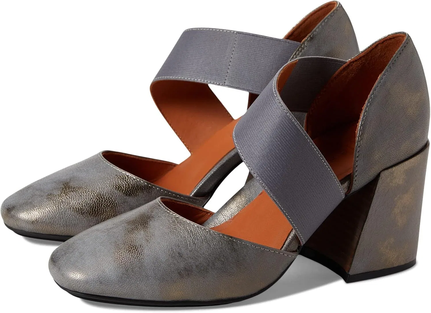 Женские туфли-лодочки Gentle Souls by Kenneth Cole Isabel Stretch Court Shoes, Pewter Colour