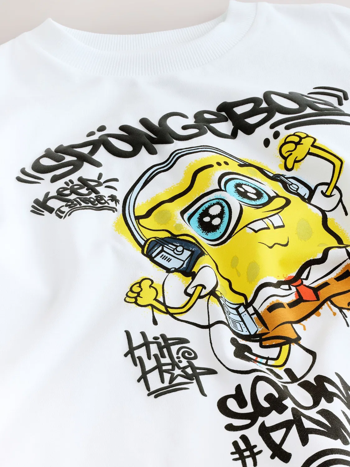 Футболка 'Spongebob' Next, White — фото 4
