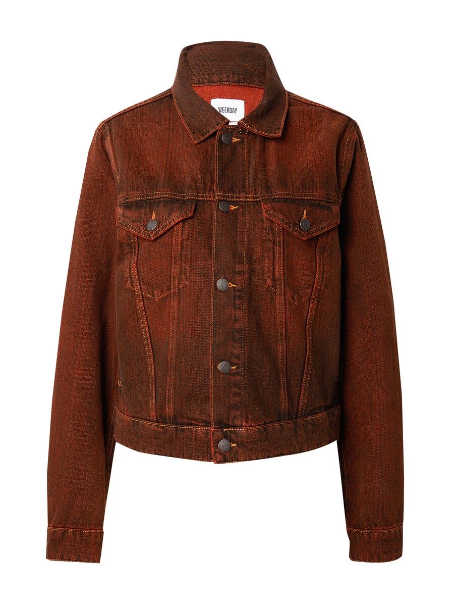 

Межсезонная куртка WEEKDAY, цвет Rusty red