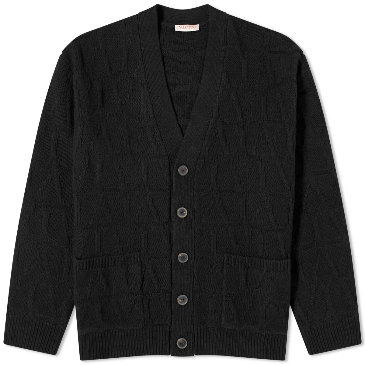 

Кардиган Valentino Icon Logo, черный