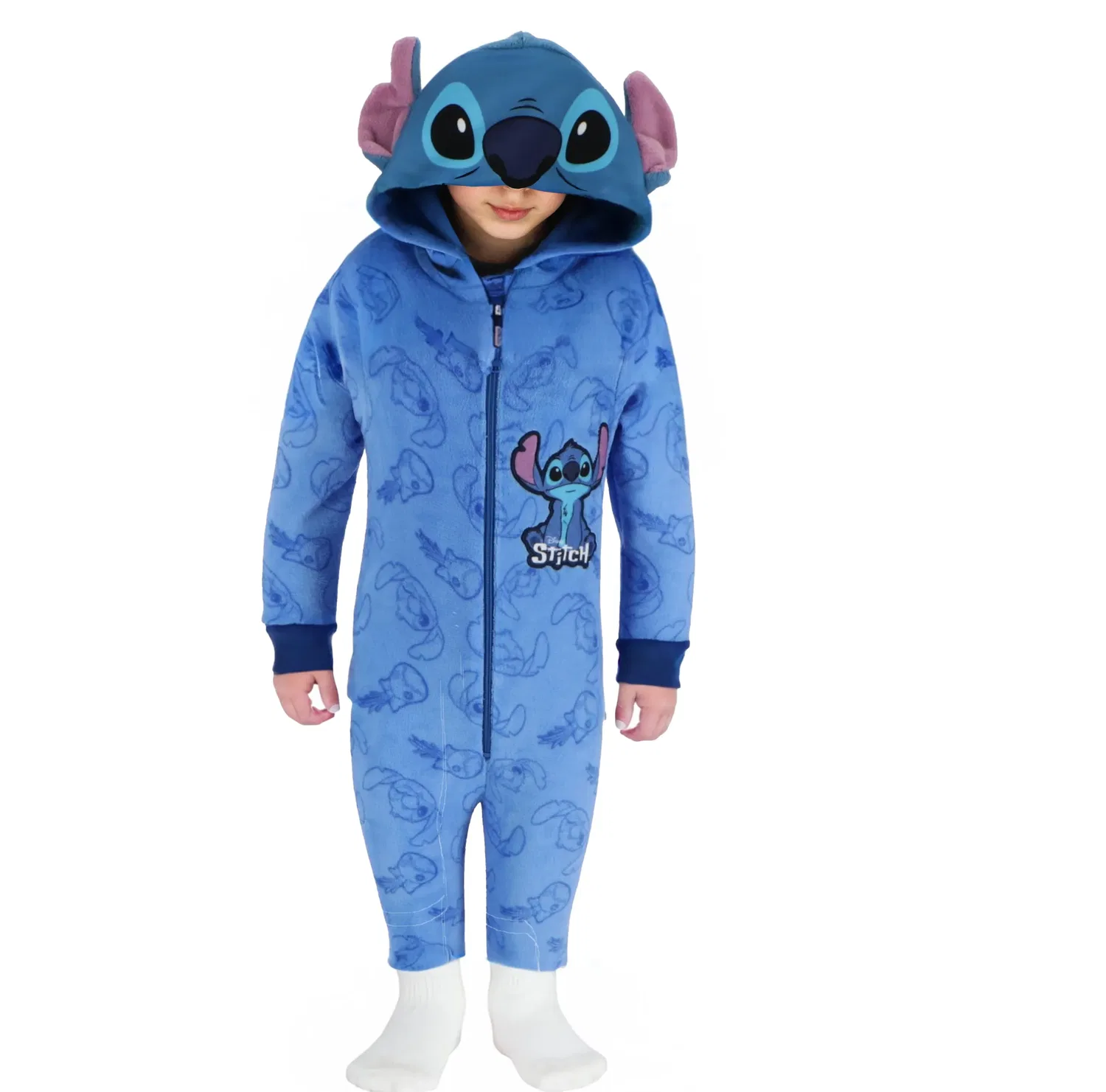 Пижама-комбинезон Stitch Disney, синий — фото 2