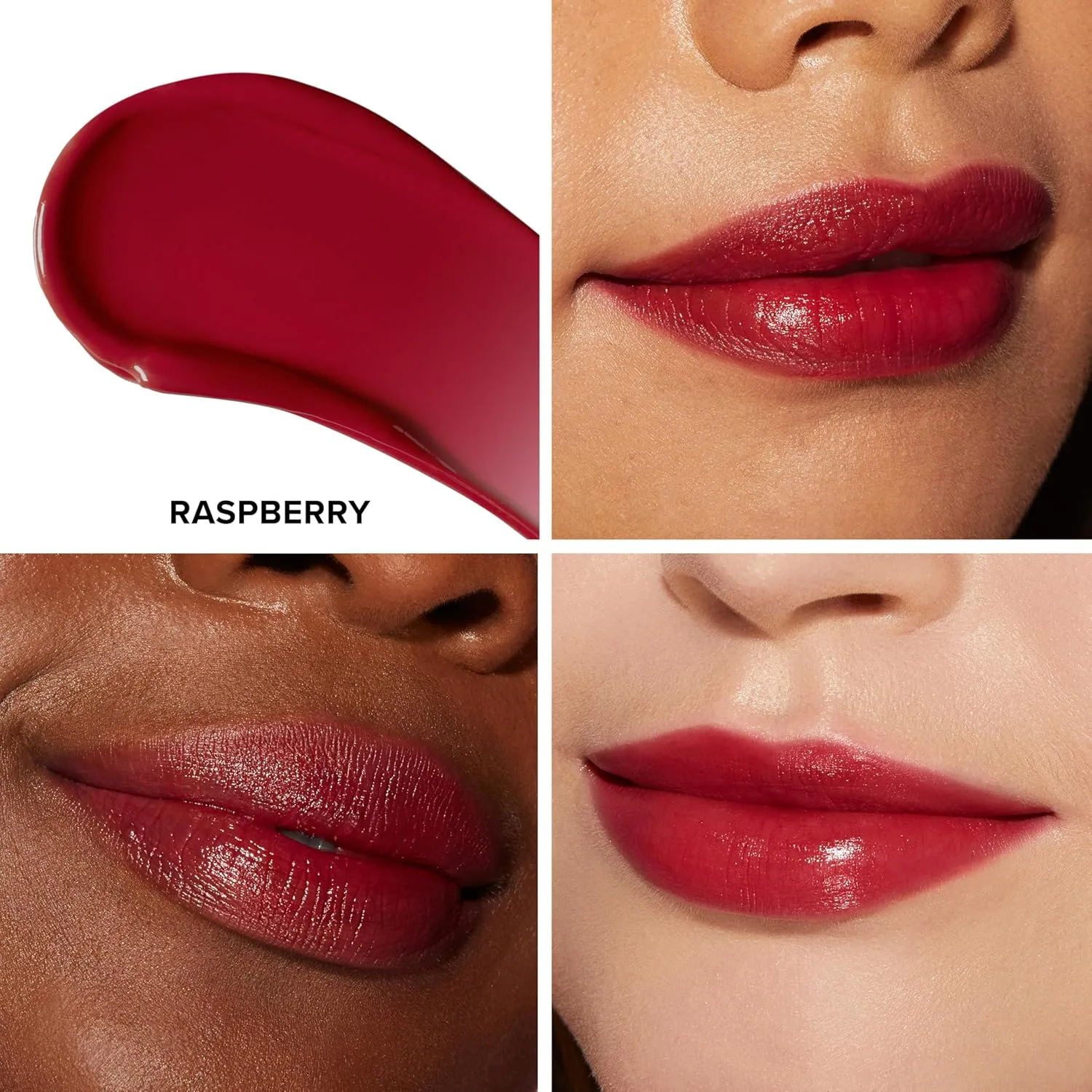 Бальзам для губ Too Faced Kissing Juicy Tint | Увлажняющий, стойкий тинт для мгновенного придания цвета и блеска, с сочным ароматом, 0,10 унции, 07 Raspberry (Berry) — фото 2