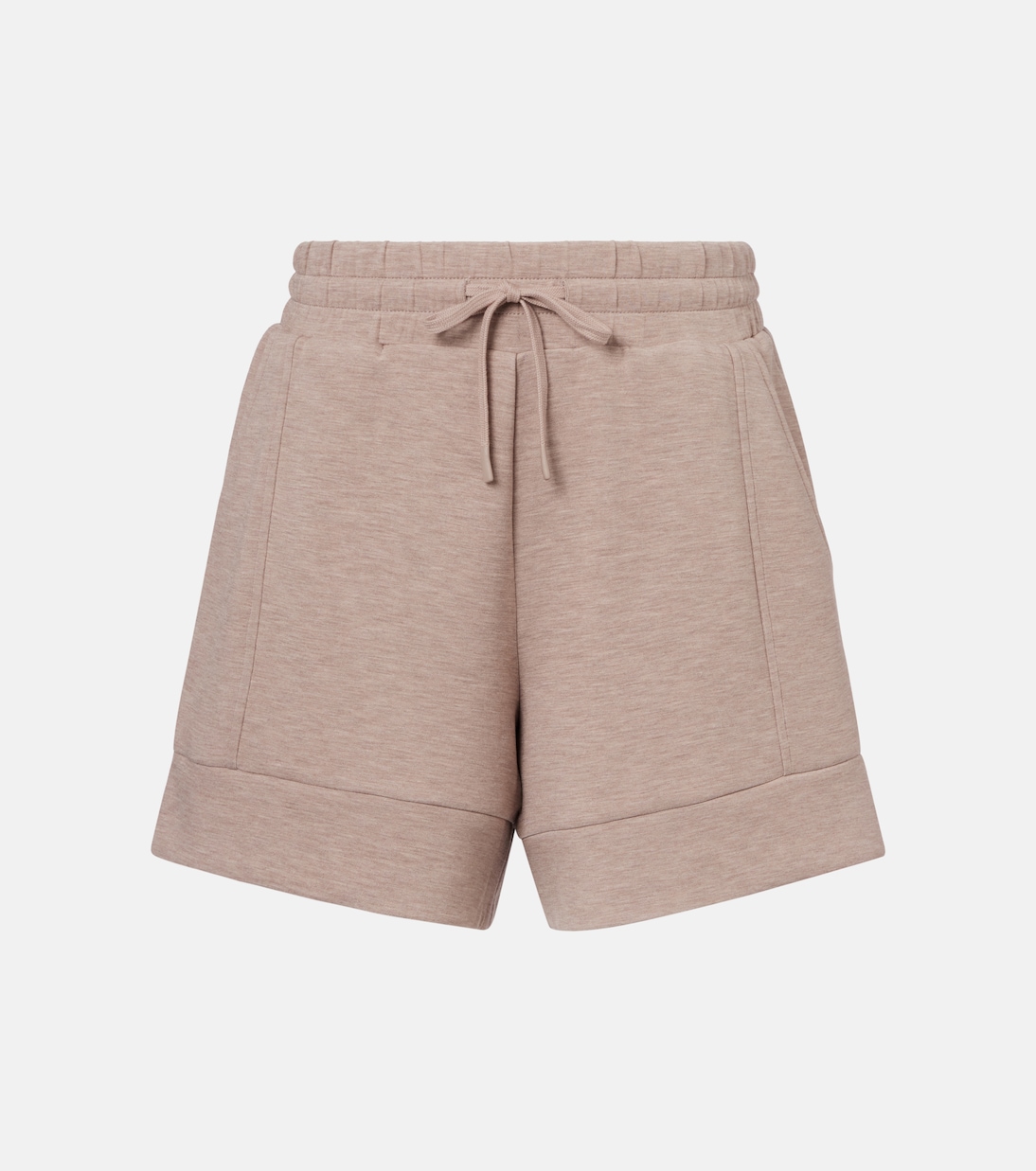 

Высокие шорты Atrium из джерси Varley, Taupe Marl
