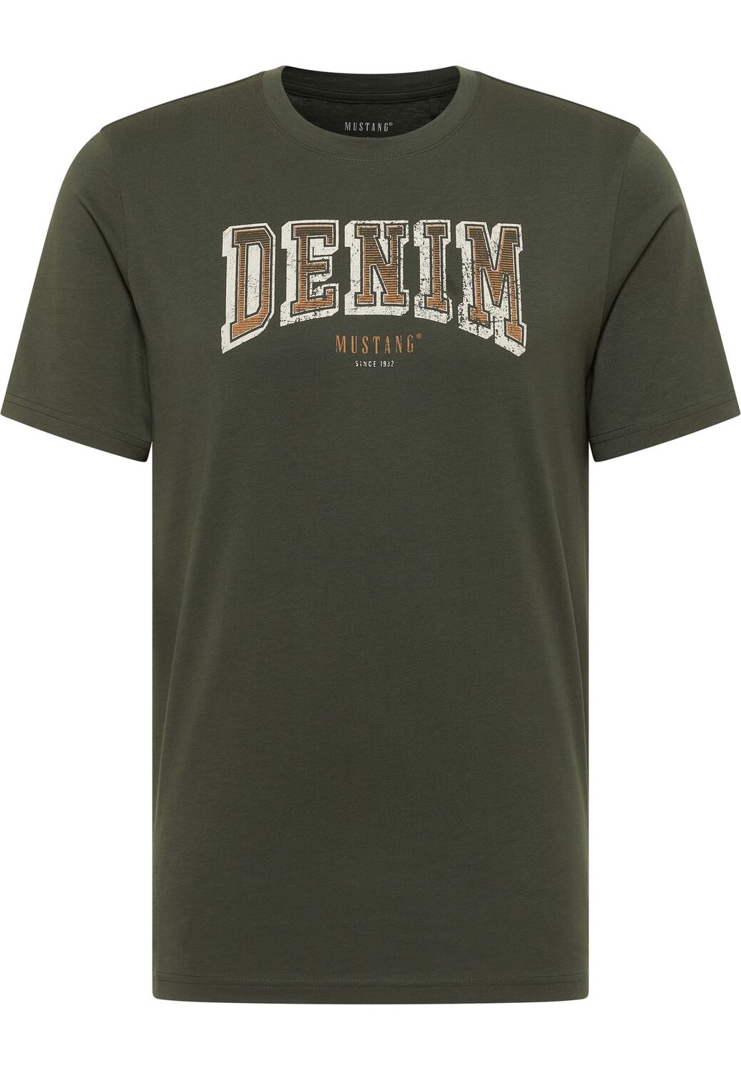 

MUSTANG Футболка 'Austin' в оливковом цвете