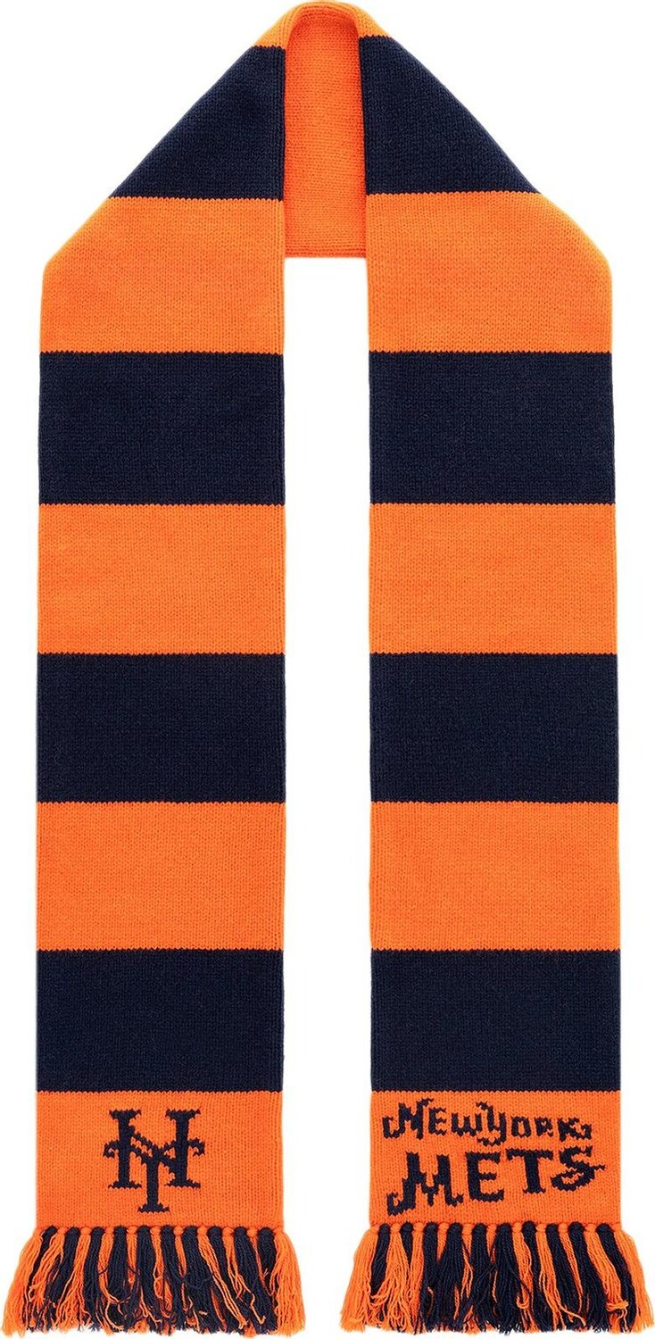 

Шарф Aimé Leon Dore x New York Mets Striped Wool 'Eclipse/Oriole', разноцветный
