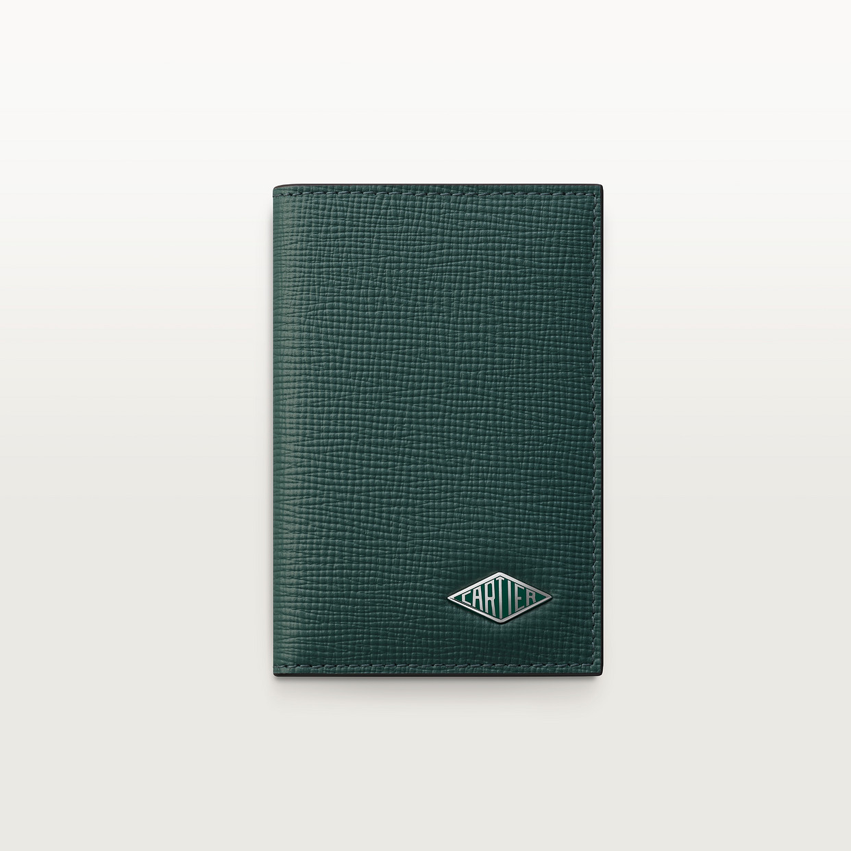 

Картхолдер Cartier Porte-cartes 4 cartes de crédit, Cartier Losange, телячья кожа с зернистой текстурой цвета сосны