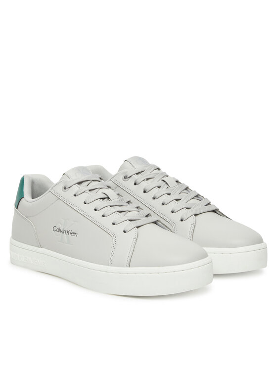 Кроссовки Classic Cupsole Mono Lth YM0YM01369 Calvin Klein Jeans, серый — фото 2