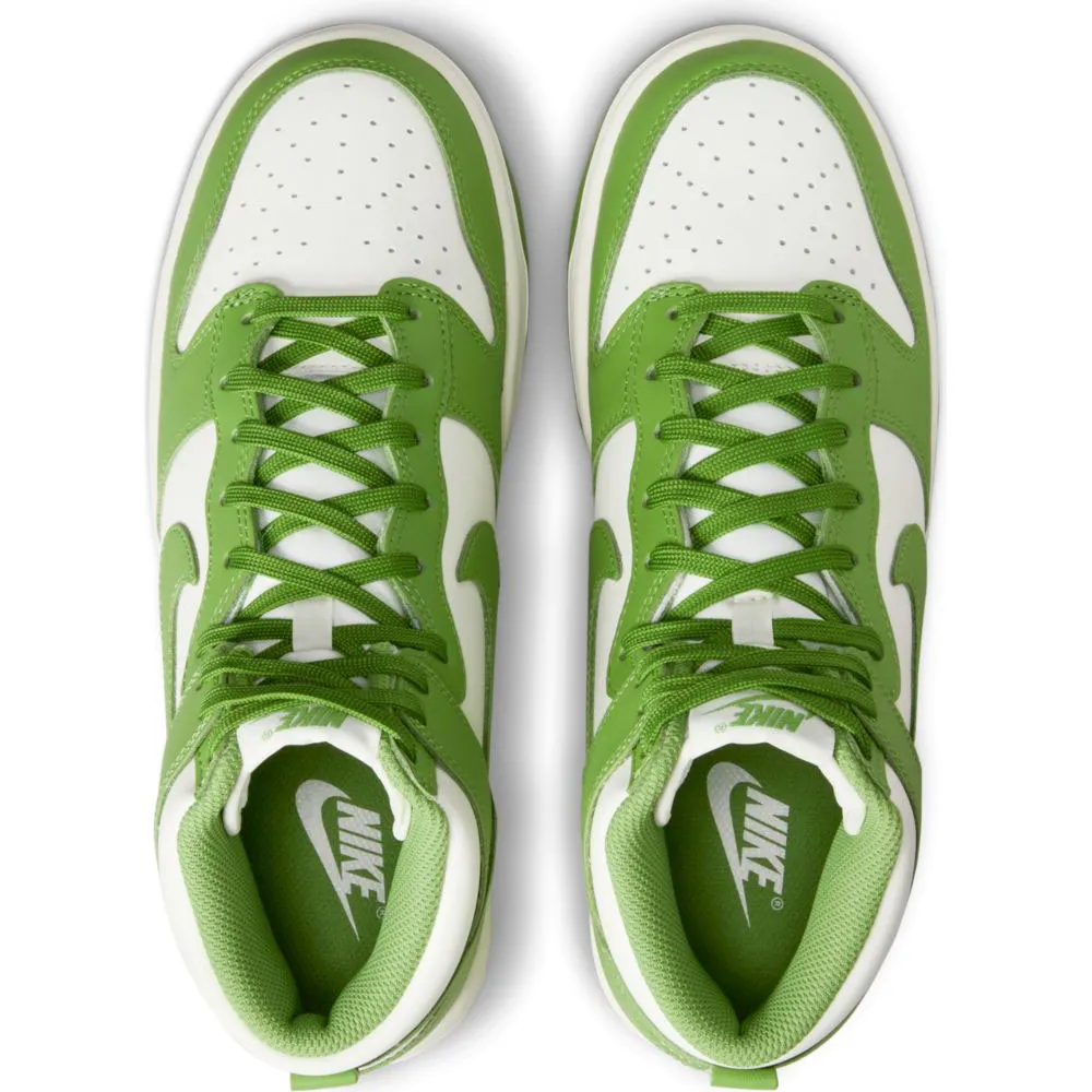 Кроссовки Nike Dunk High, зеленый — фото 4