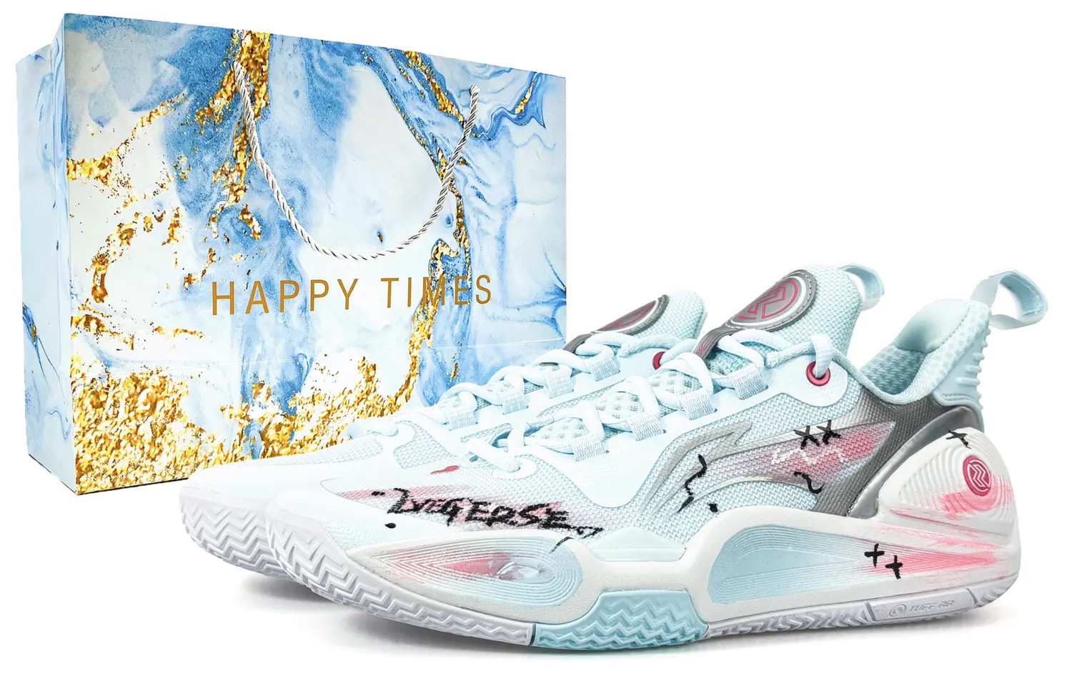 

Скоростные баскетбольные кроссовки Speed 9 с амортизацией и противоскользящей подошвой, мужские, низкие LINING, синий