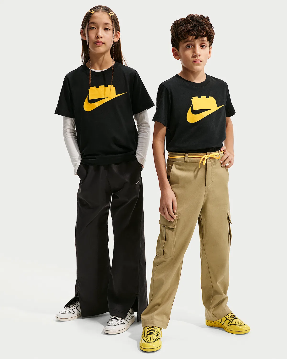 Детская футболка с логотипом Nike x LEGO® Collection, Black