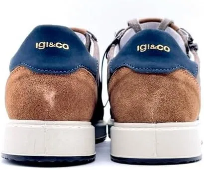 Мужские оксфордские туфли IGI&Co U.Santiago, Brown Blue — фото 3