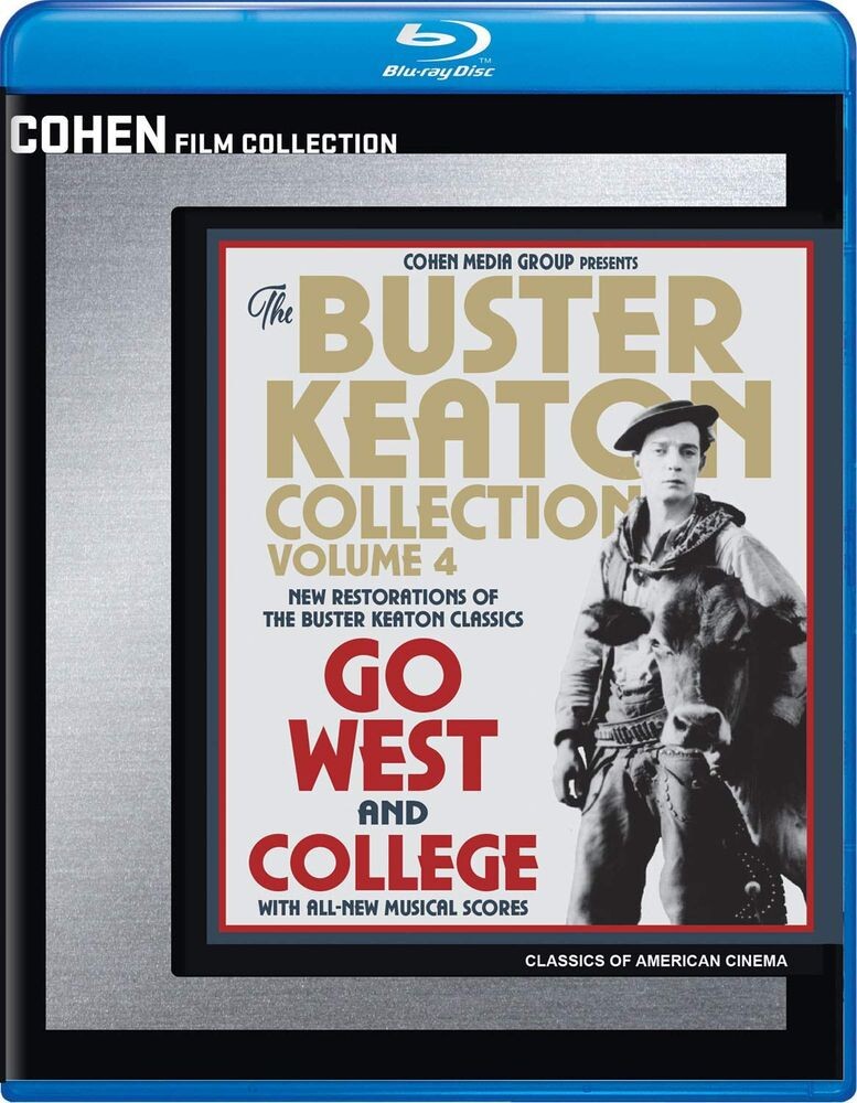 

Диск Blu-ray The Buster Keaton Collection: Volume 4 [Go West / College]