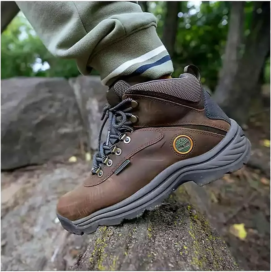 Мужские водонепроницаемые походные ботинки Timberland White Ledge Mid, коричневый — фото 2