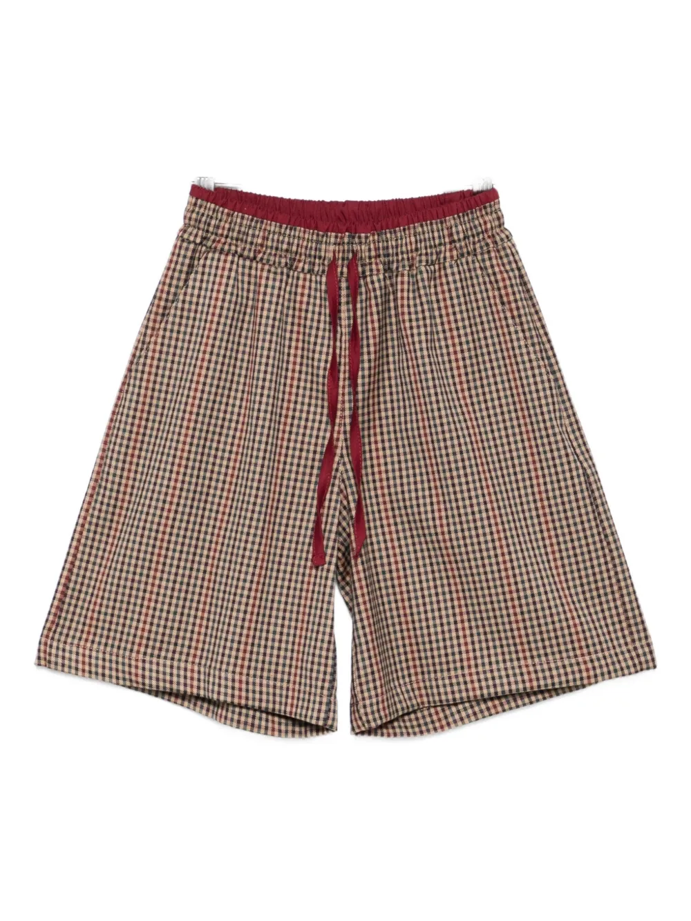 

Клетчатые повседневные шорты на завязках Miss Grant Kids, коричневый