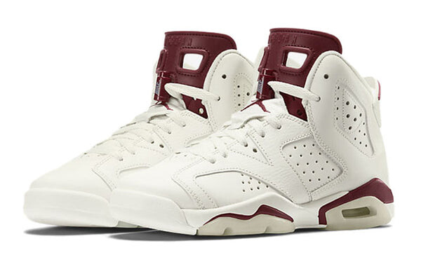 Кроссовки 6 ретро Air Jordan, белый — фото 3