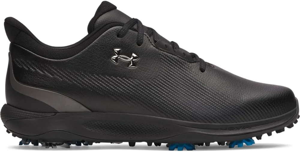 Мужские гольф-кроссовки Under Armour Drive Fade, черный/металлик серебристый — фото 3