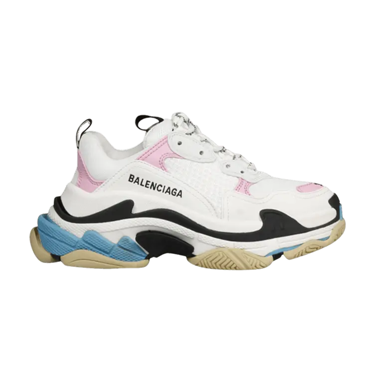 Кроссовки Balenciaga Balenciaga Wmns Triple S Trainer 'White Pink', розовый