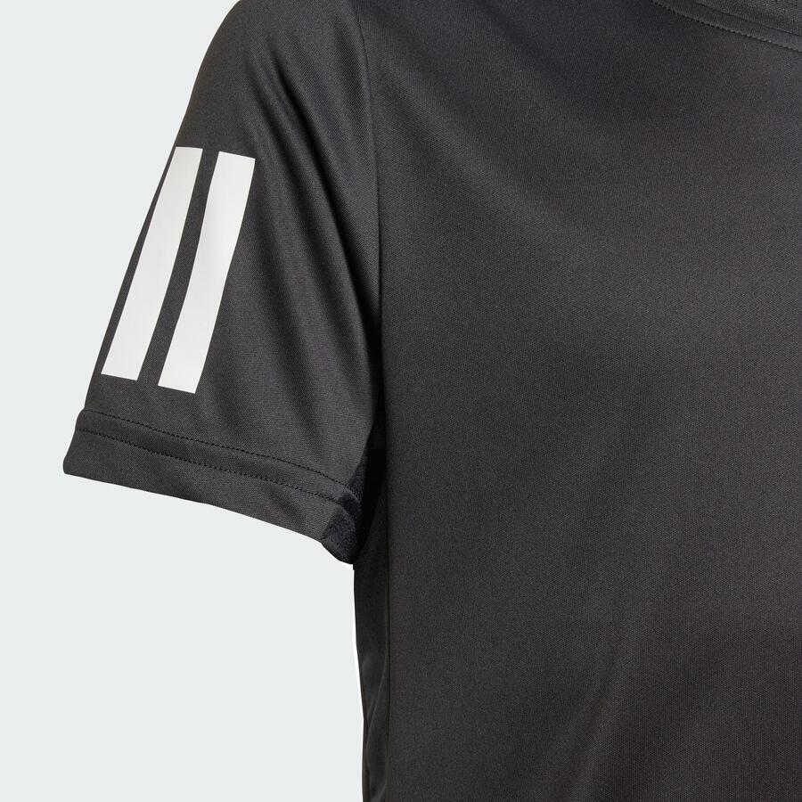ADIDAS Детская футболка Club Tennis с тремя полосками — фото 2