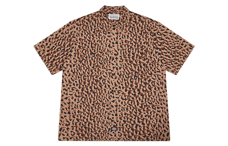

Dickies Рубашка Wacko Maria X унисекс с леопардовым принтом