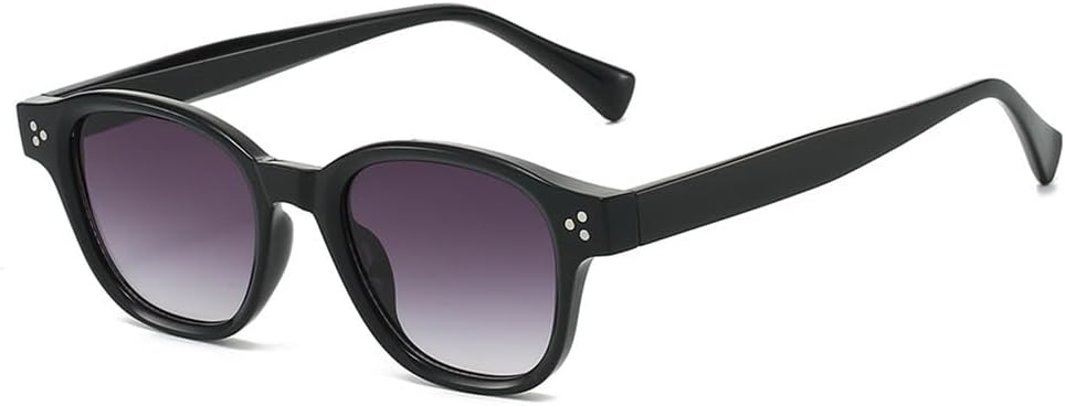 

Солнцезащитные очки UV400 с заклепками, гелевой расцветкой и градиентным переходом цвета, подходят для женщин и мужчин, для бега и занятий спортом на открытом воздухе UYPTK, Black Gray