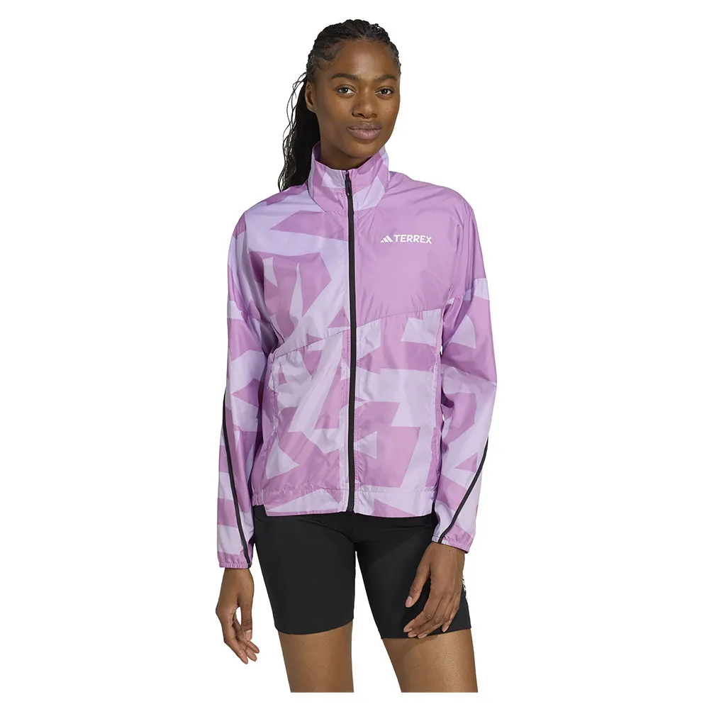 

Ветровка adidas Terrex Multi Printed, фиолетовый