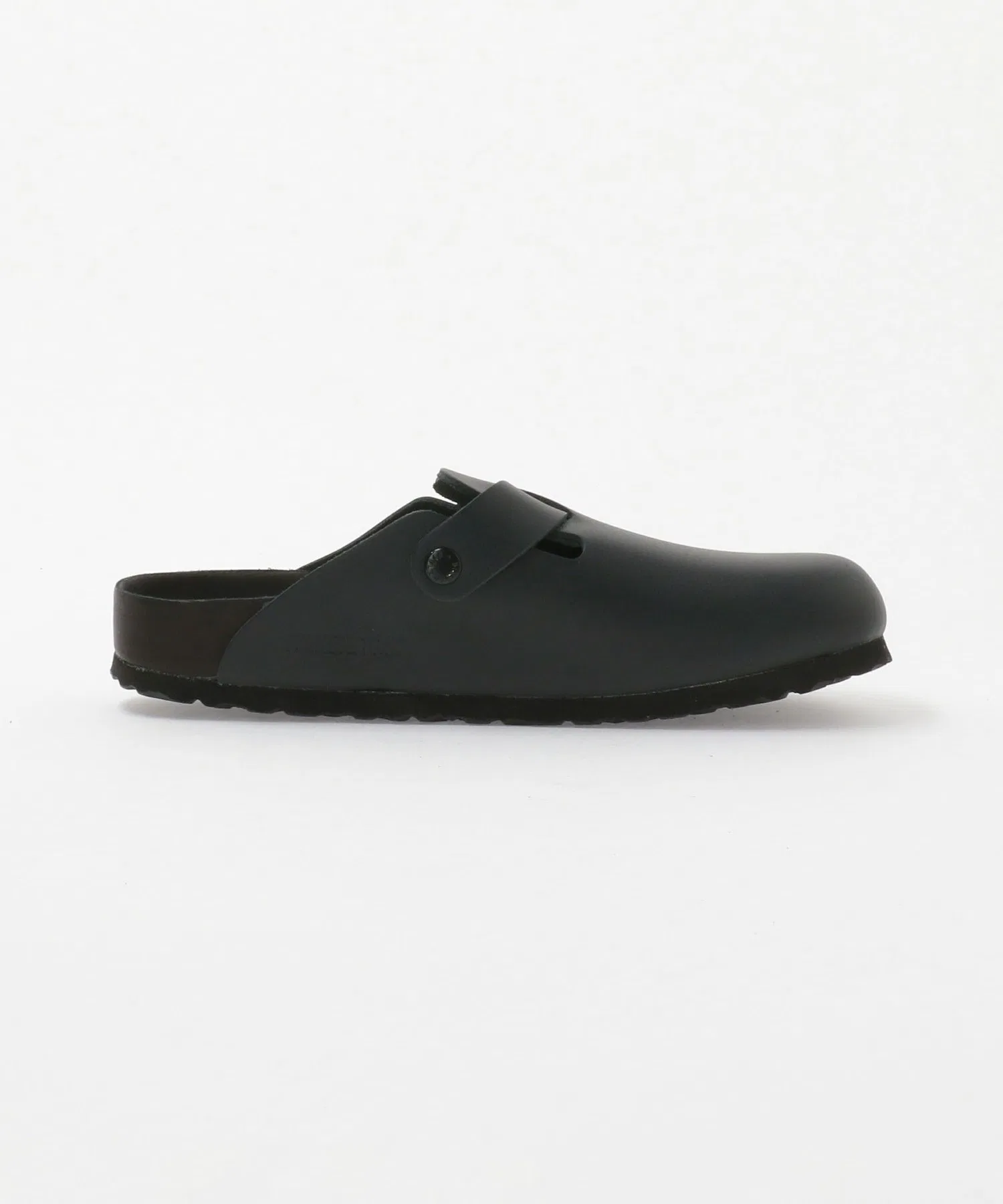Мужские кожаные сандалии BIRKENSTOCK Boston чёрные — фото 4