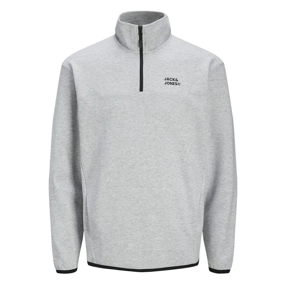 

Толстовка Jack & Jones Matty Logo half zip, серый
