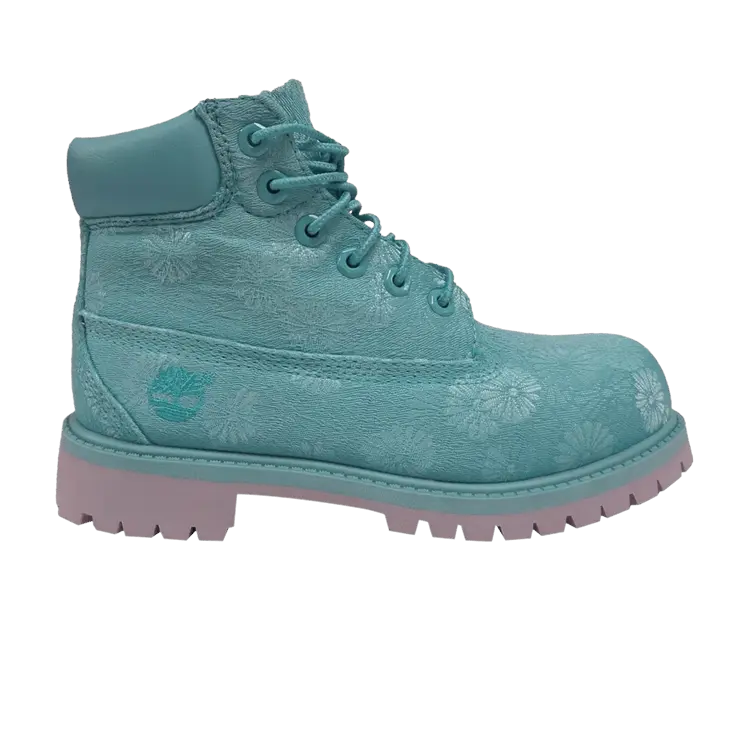 

Ботинки Timberland 6 Inch Premium Boot Junior 'Maui Blue Floral', бирюзовый