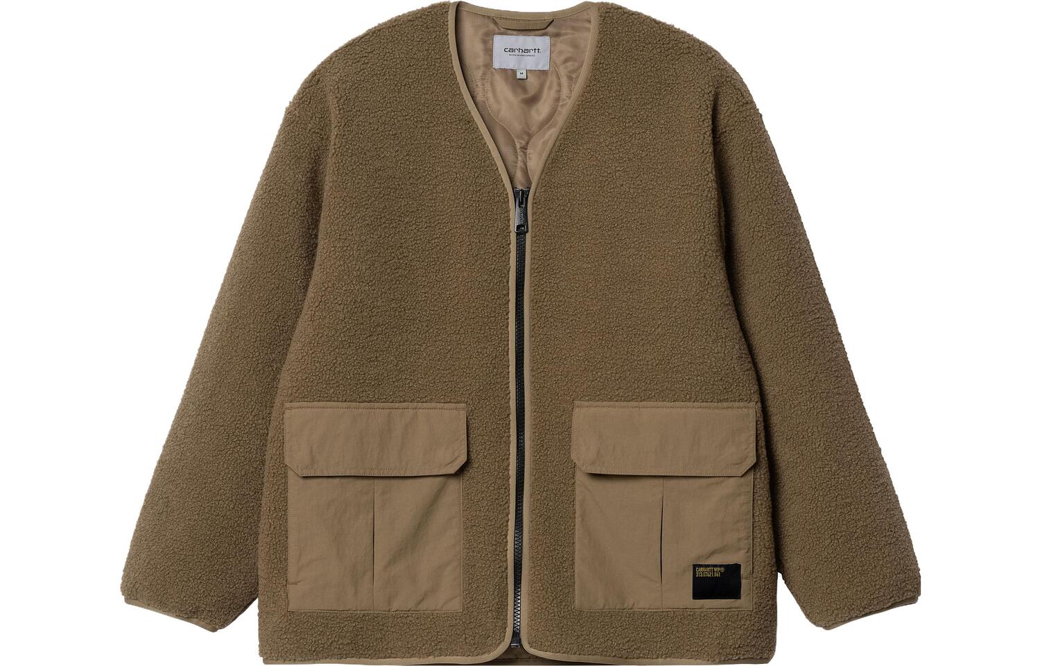 

Carhartt WIP Дубленка с подкладкой из овчины, Khaki