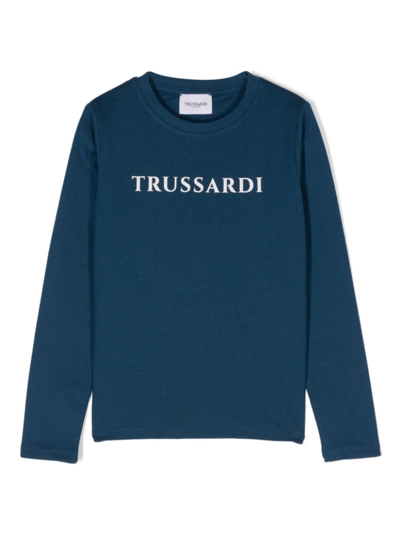 

TRUSSARDI JUNIOR футболка с логотипом, синий