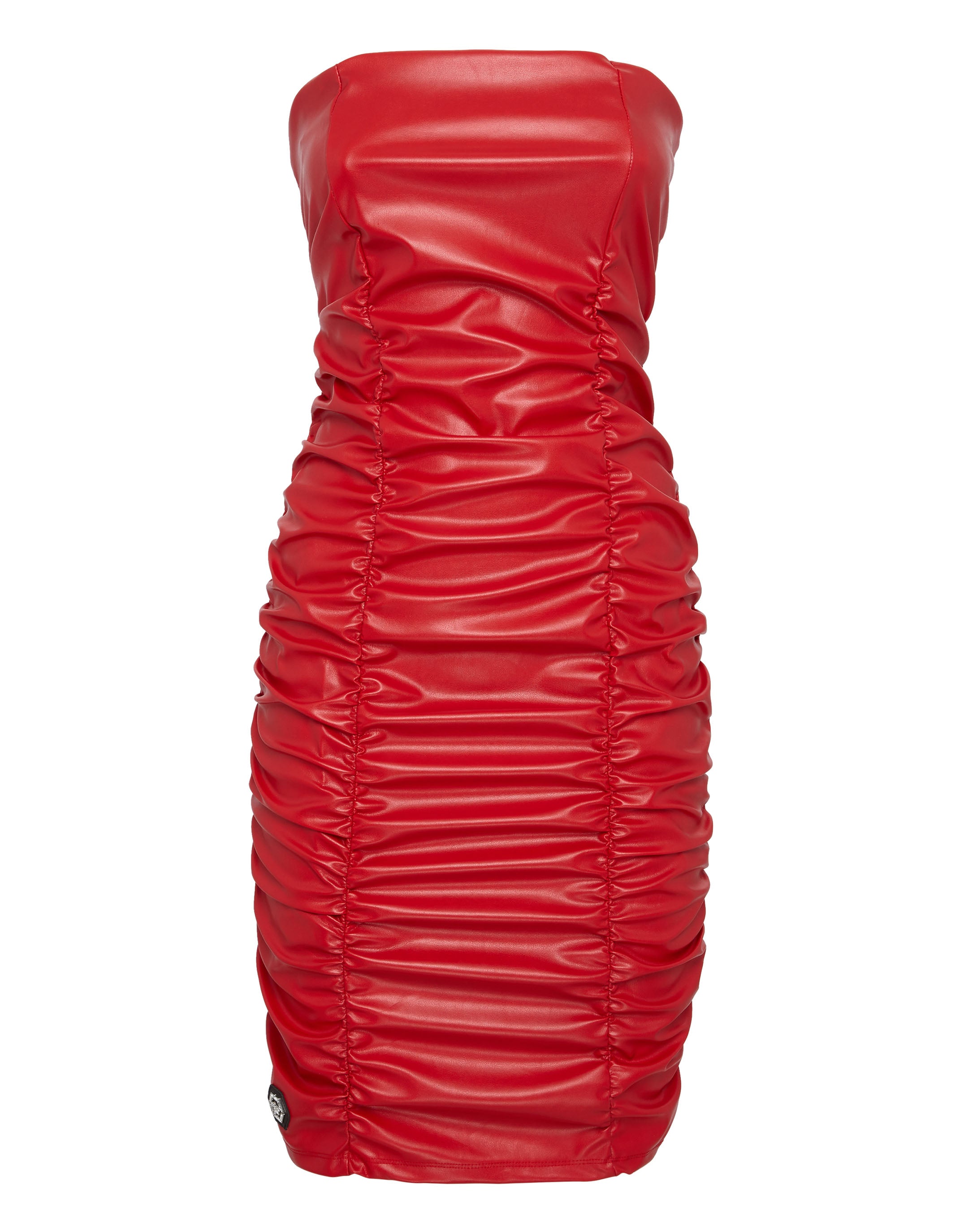 

Короткое платье-заявление PHILIPP PLEIN, красный