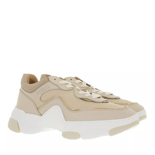

Кроссовки wonderlace-up sneaker pergamena+sand h+color oro Furla, бежевый
