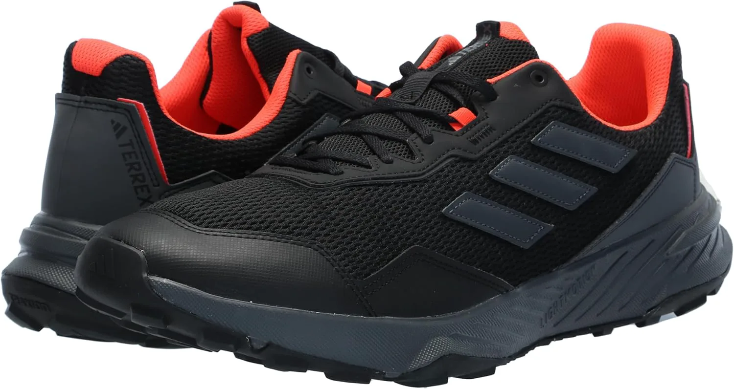 Мужские кроссовки Adidas Tracefinder для трейлраннинга, черный/серый/красный — фото 3
