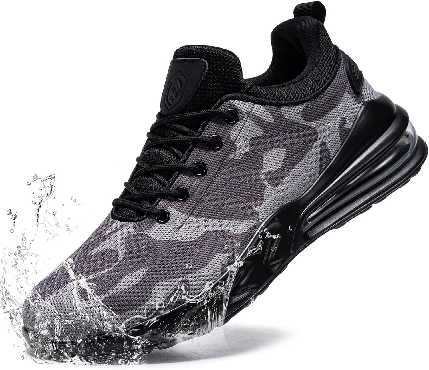 

LARNMERN Мужские нескользящие кроссовки, водоотталкивающие, для сферы общественного питания, антискользящие туфли, водонепроницаемые кроссовки, на удобной подошве, серый