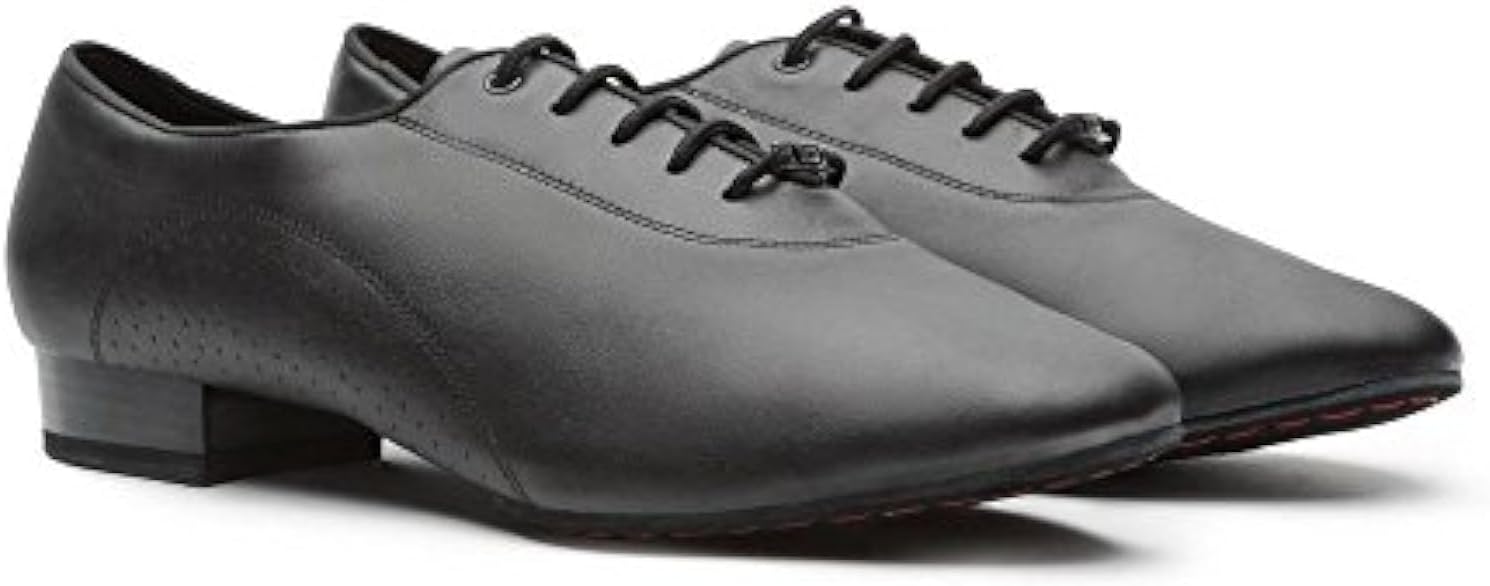 

Мужские танцевальные туфли Латина Сальса Танго Джаз Бальные тренировочные Практика Кожа Холст 309 Черный, 6-14 Bd Dance