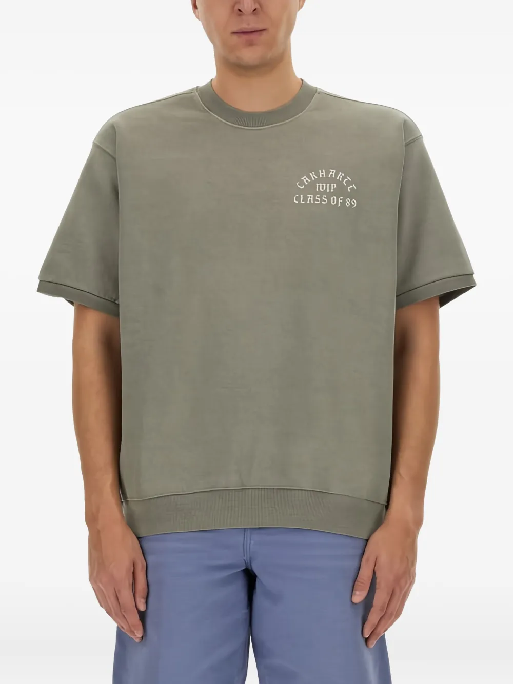 

Свитшот с короткими рукавами Carhartt Wip, серый