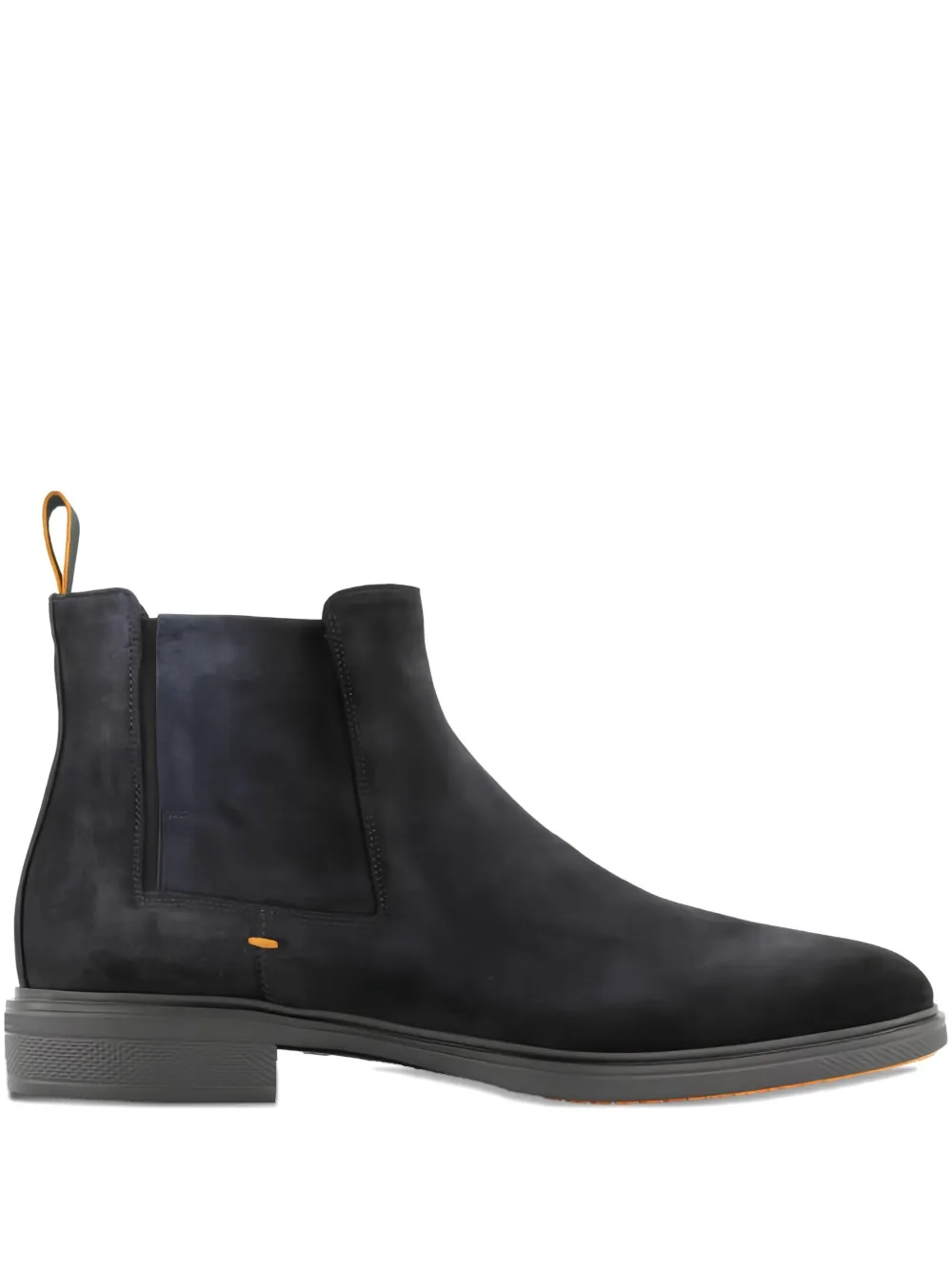 

Замшевые челси с эластичными вставками Santoni, синий