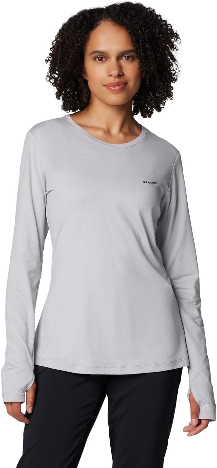 

Columbia Womens Sloan Ridge рубашка с длинным рукавом, Columbia Grey Heather