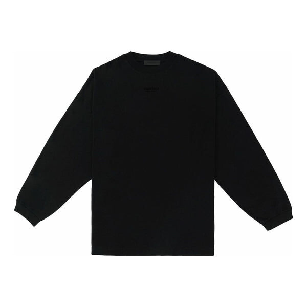 

Футболка fw23 long sleeve tee 'jet black' Fear Of God Essentials, черный