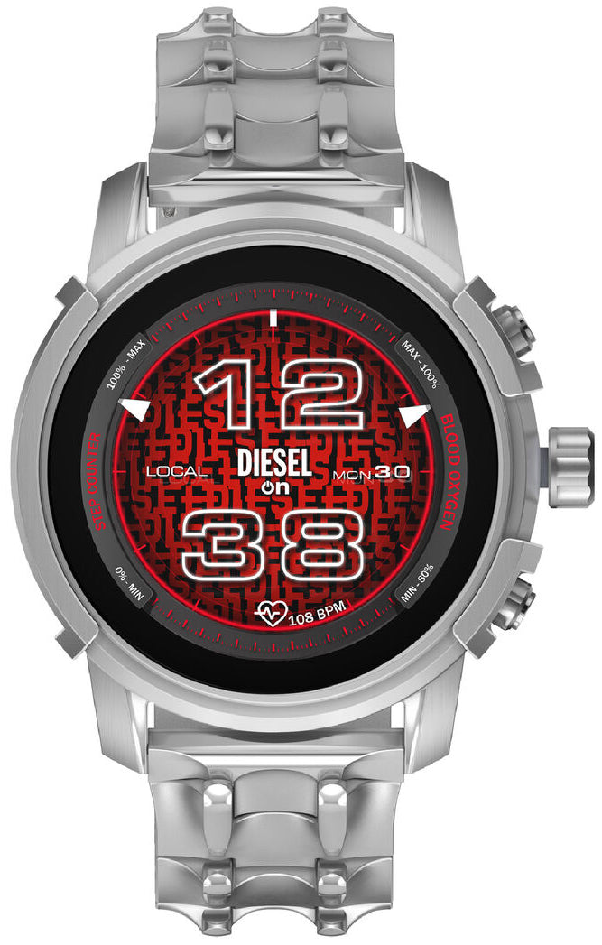 

Мужские кварцевые часы Diesel Griffed 45,5 мм, серебряный