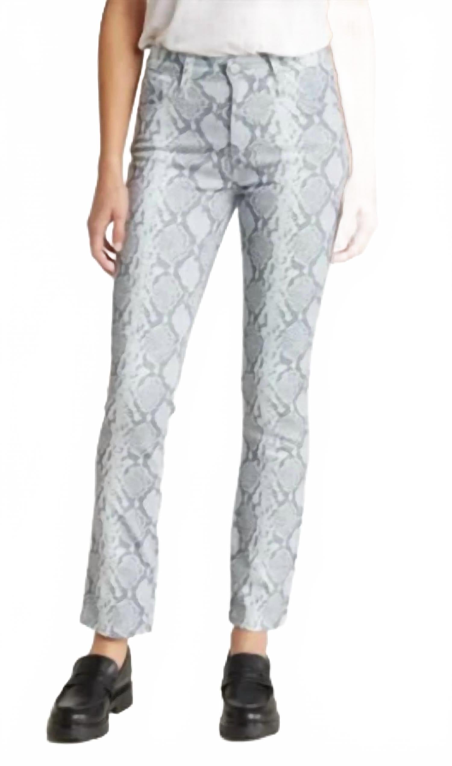 

Мари джинсы с принтом змеи AG Jeans, синий