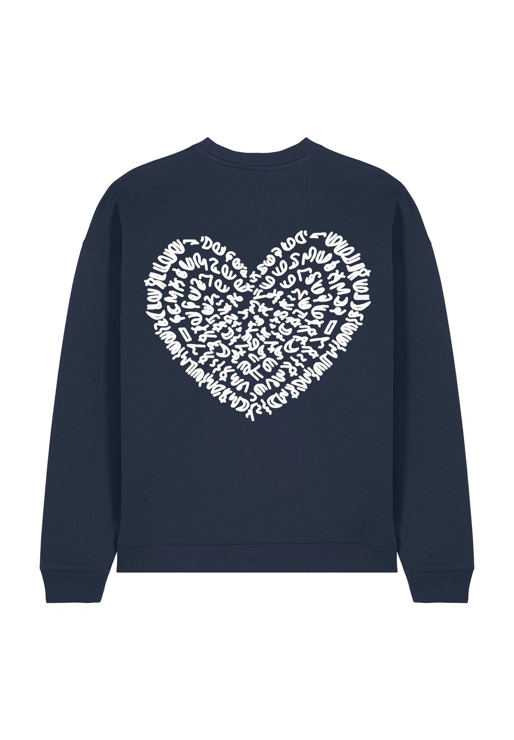 

Толстовка CORAZON BACK EMBROIDERY UNISEX Mira Paris, темно-синий
