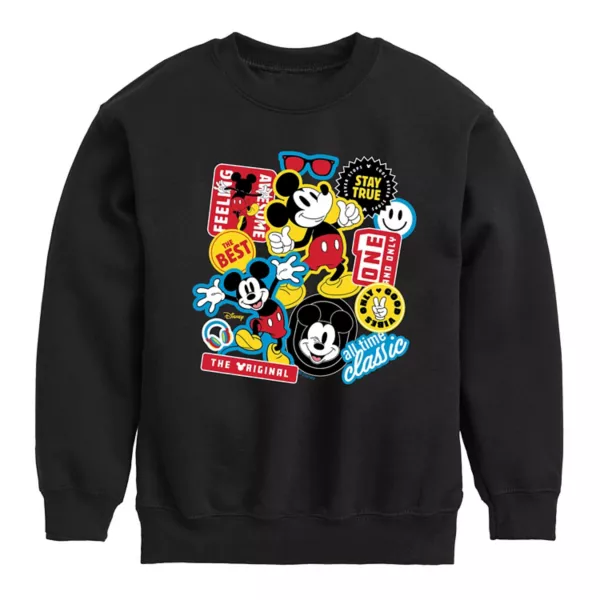 

Флисовая толстовка с Микки Маусом для мальчиков 8-20 лет Disney, черный