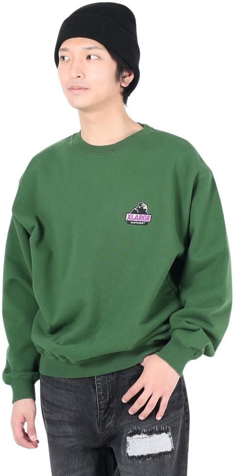 

Мужская толстовка XLAR с косым вырезом и круглым вырезом Xlarge, зеленый