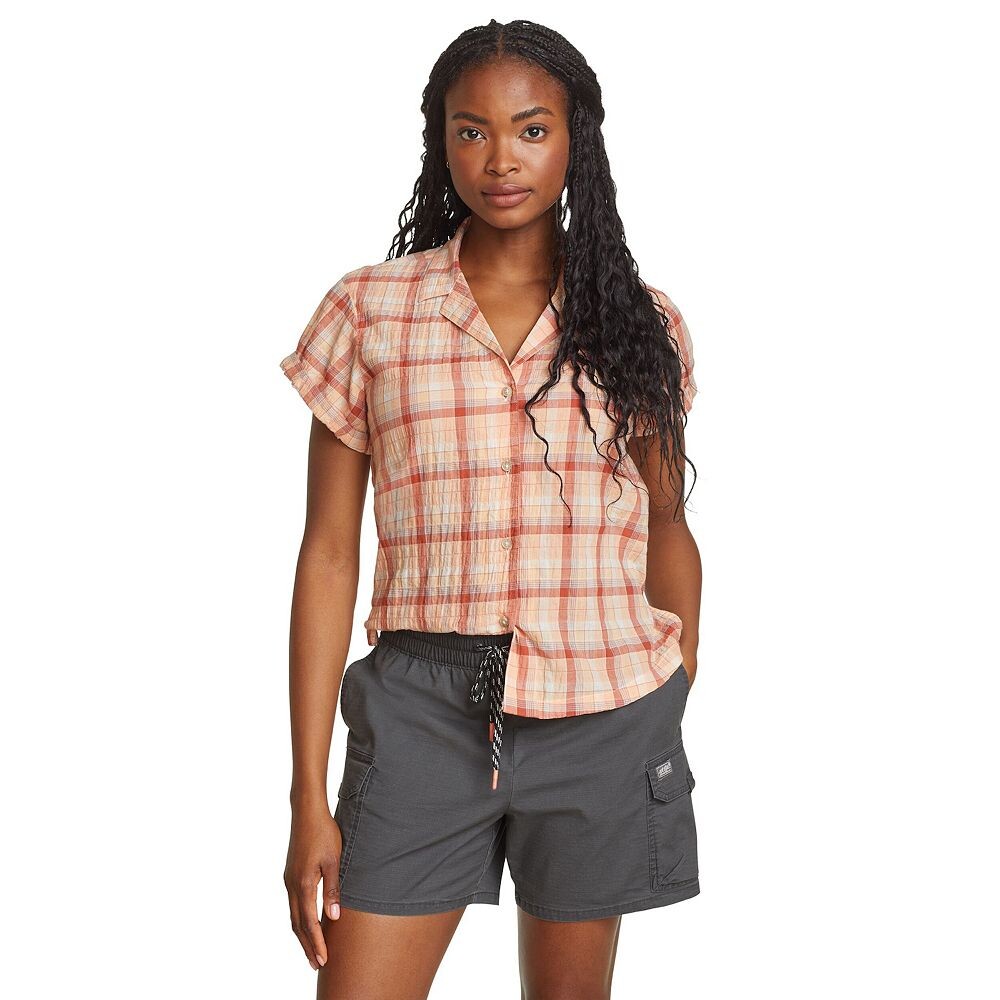 

Женская складная походная рубашка Eddie Bauer, цвет Apricot