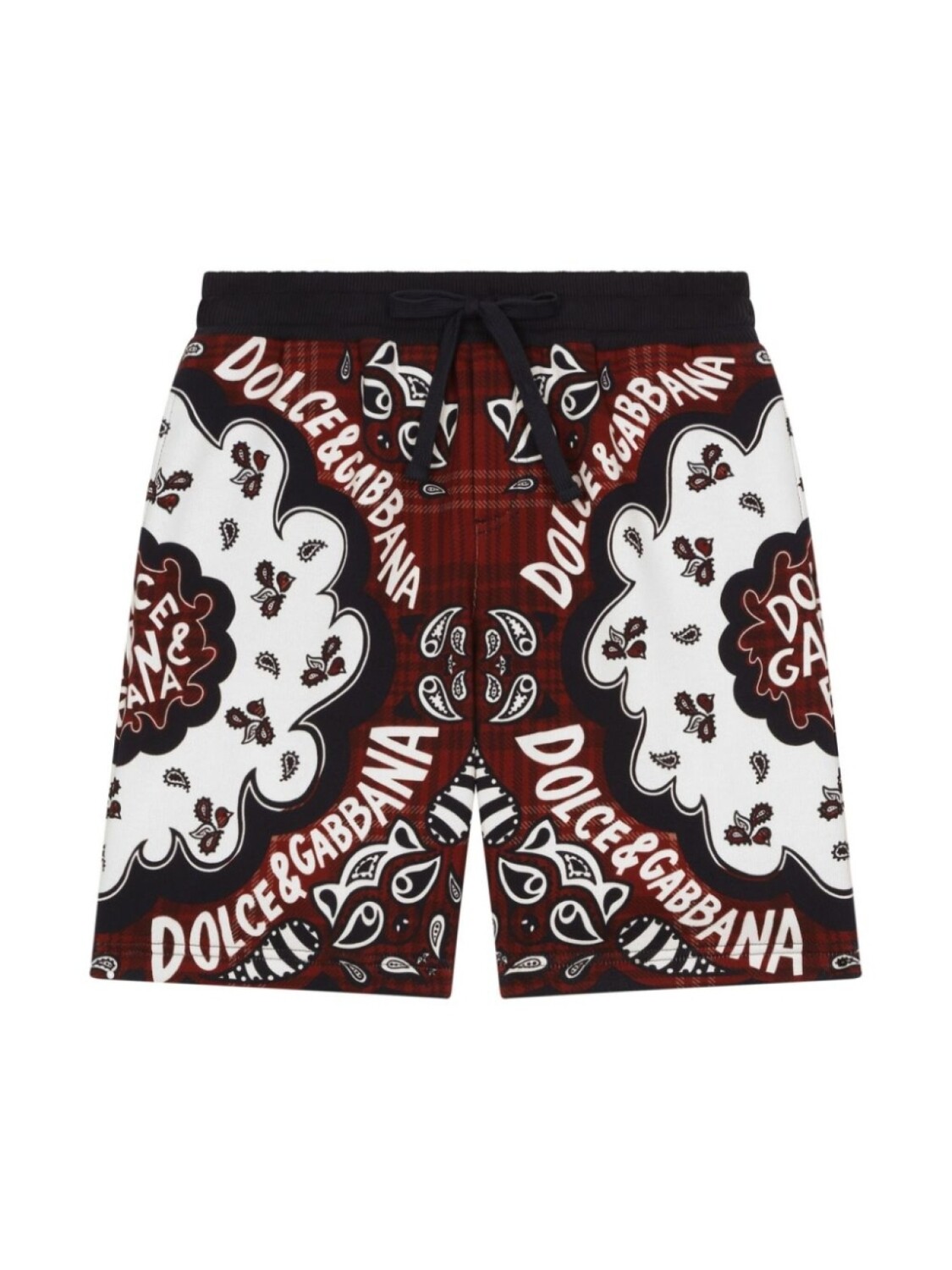 

Dolce & Gabbana Kids шорты с принтом, красный