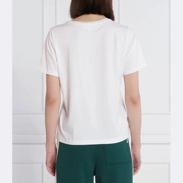 Футболка стандартного кроя из гладкого хлопка Calvin Klein, белый — фото 3