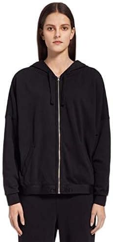 

Женская толстовка с капюшоном Calvin Klein с тональным логотипом и застежкой-молнией, Black